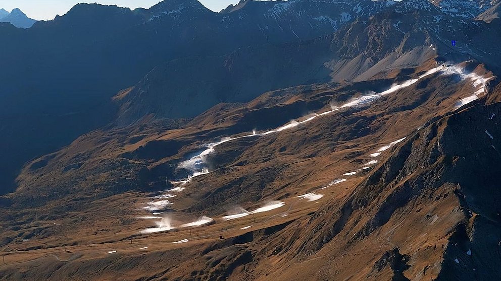 Nur ein Hauch von Schnee – ein richtiger Wintereinbruch lässt auf sich warten